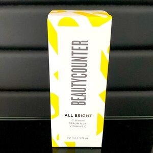 Beauty Counter - All Bright C serum. This serum has 10% vitamin c and turmeric.